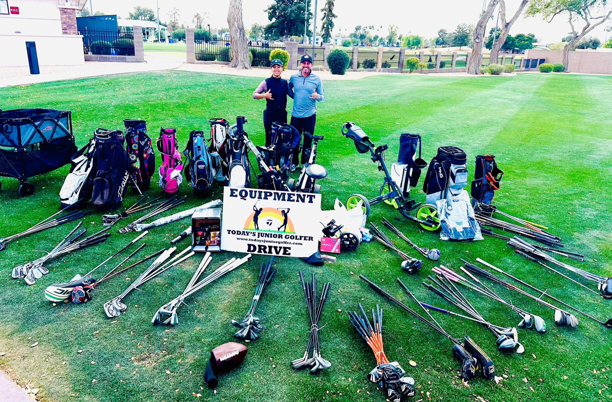 TJG Donates Another $12,000 in Equipment to Junior Golfers!